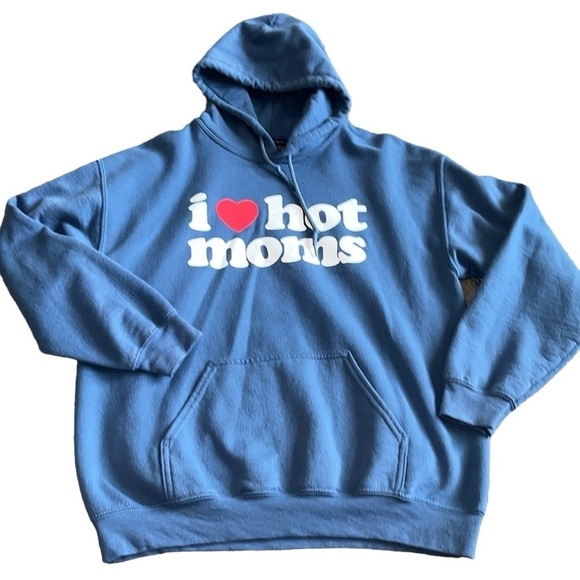 Danny Duncan men’s I heart hot moms hoodie size medium - Picture 1 of 5